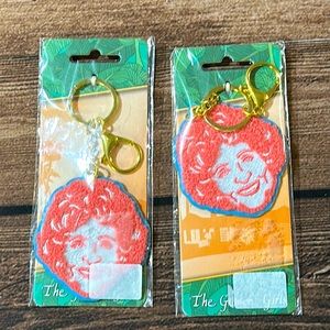Golden Girls Keychain - Lot of 2 - New